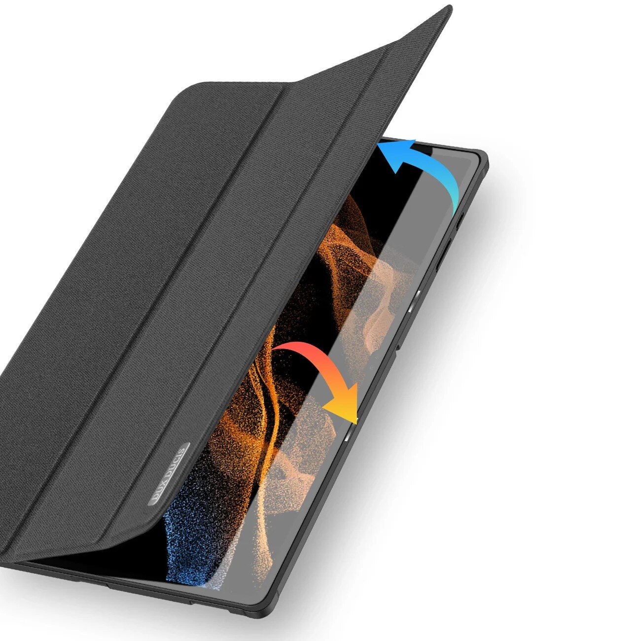 Husa DuxDucis Domo compatibila cu Samsung Galaxy Tab S8 Ultra / S9 Ultra 14.6 inch Black