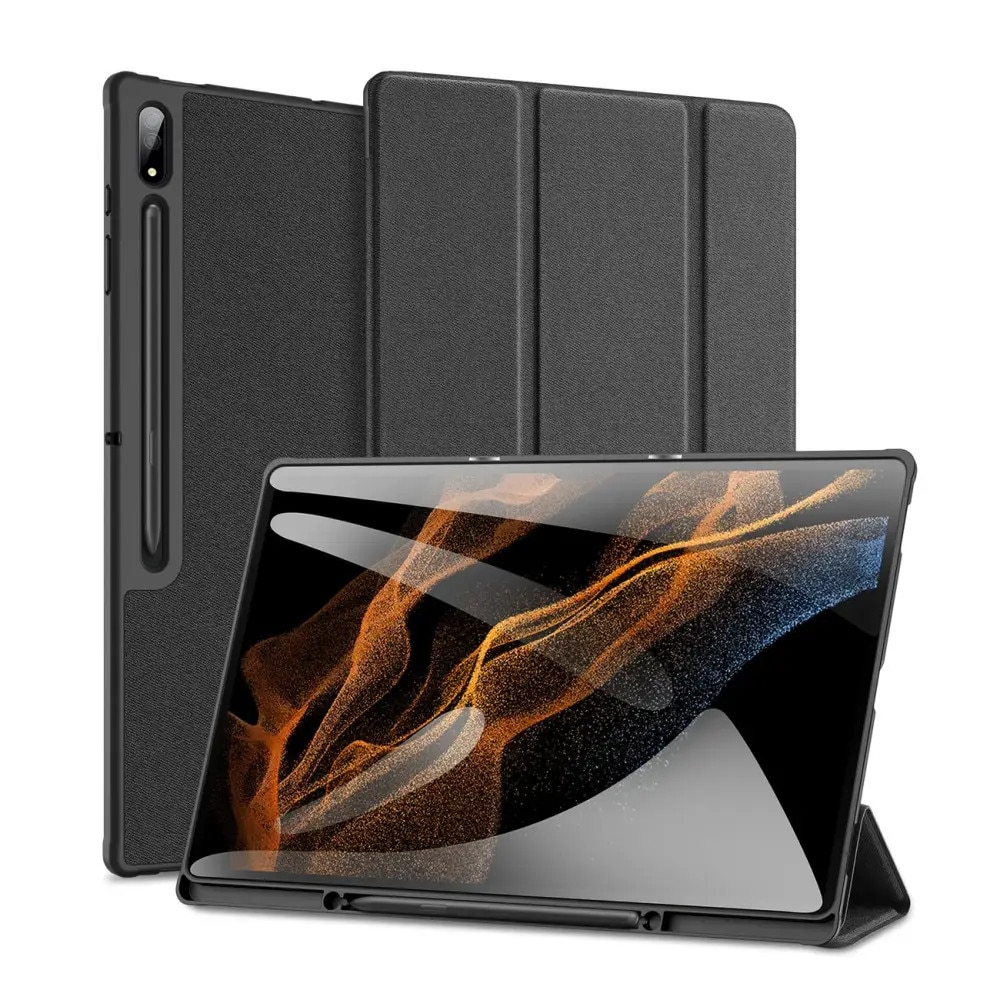 Husa DuxDucis Domo compatibila cu Samsung Galaxy Tab S8 Ultra / S9 Ultra 14.6 inch Black