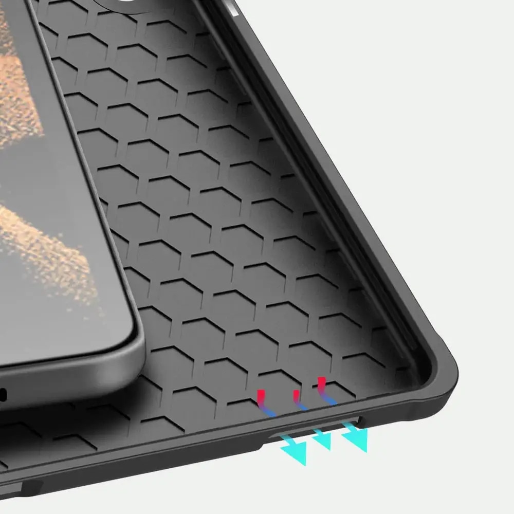 Husa DuxDucis Domo compatibila cu Samsung Galaxy Tab S8 Ultra / S9 Ultra 14.6 inch Black