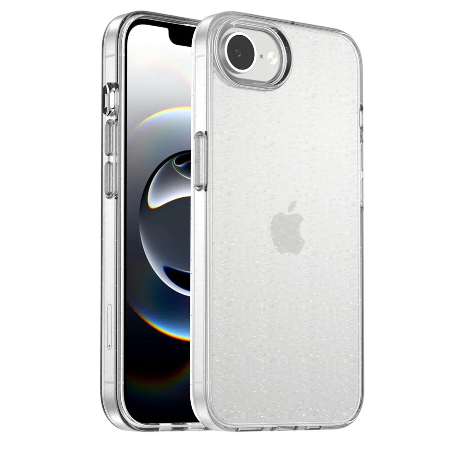 Husa de telefon compatibilă cu iPhone 17e - Carcasă transparentă cu sclipici