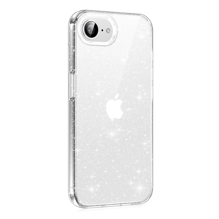 Husa de telefon compatibilă cu iPhone 17e - Carcasă transparentă cu sclipici