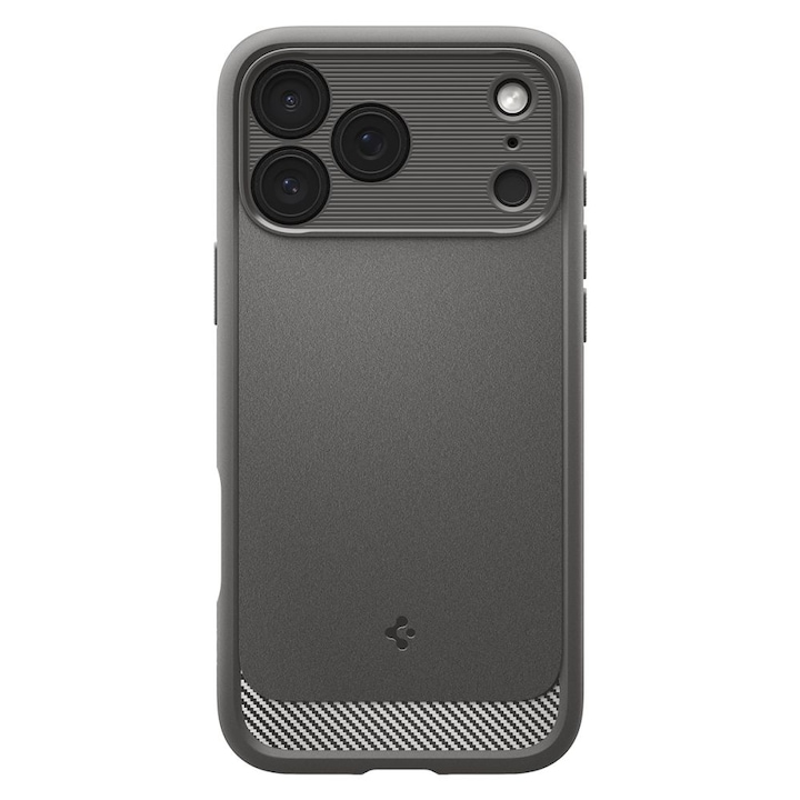 Carcasa Spigen Rugged Armor cu MagSafe compatibila cu iPhone 17 Pro Max, Gri