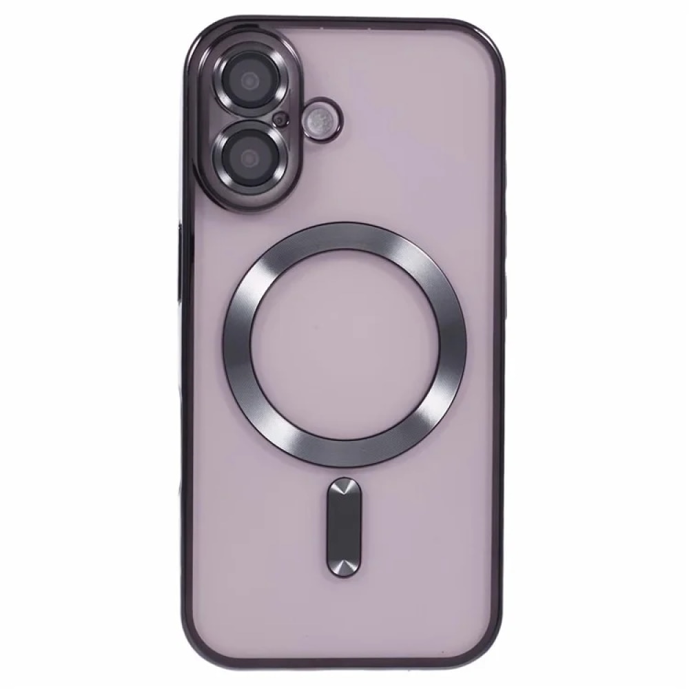 Husa compatibila cu Samsung Galaxy A07, protectie pentru camera, Tehnologie MagSafe, rezistenta la socuri, contur Negru