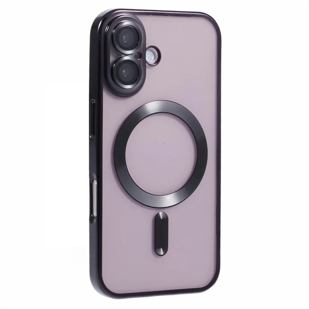 Husa compatibila cu Samsung Galaxy A07, protectie pentru camera, Tehnologie MagSafe, rezistenta la socuri, contur Negru