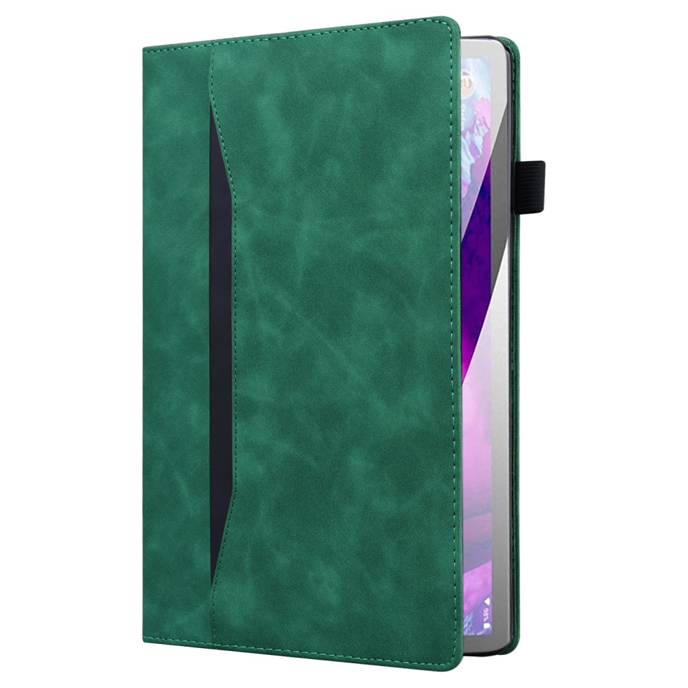 Husa tableta XGSM pentru Xiaomi Redmi Pad 2, verde, cu suport si compartimente pentru carduri