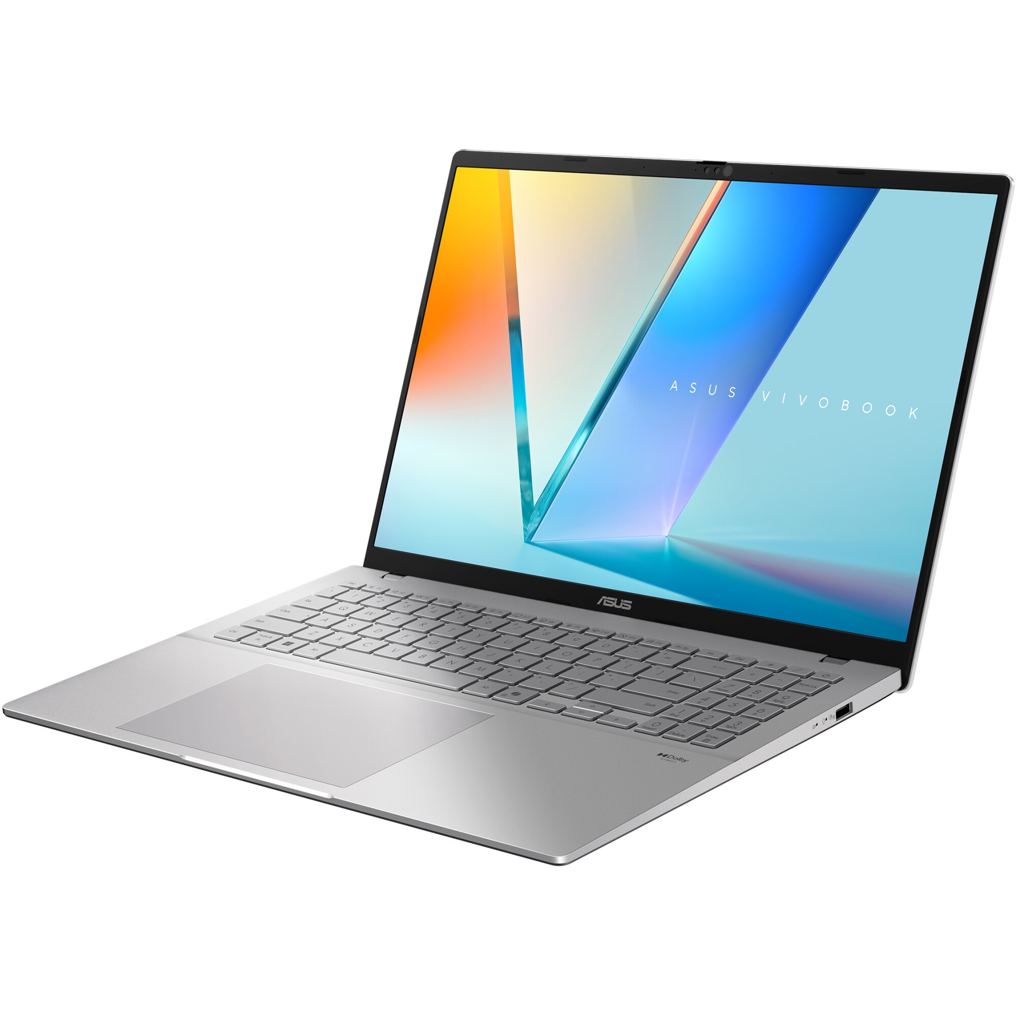 Laptop Asus Vivobook S16, M3607HA-RP008, 16.0-inch, WUXGA (1920 x1200)16:10 aspect ratio, AMD Ryzen 7 260 Processor 3.8GHz (24MB Cache, up to5.1 GHz, 8 cores, 16 Threads), AMD XDNA NPU up to 16TOPS, AMDRadeonGraphics, 1x DDR5 SO-DIMM slot, 1x M.2 2280