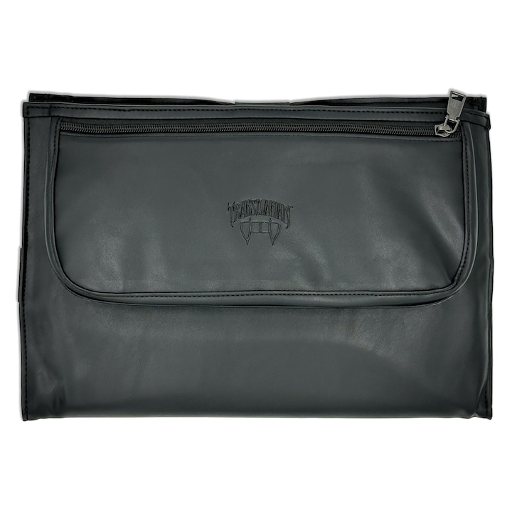 Geanta pentru Laptop 13,3 inch, Transilvanian Bags, Business, Piele ecologica, Negru, 23x34 cm