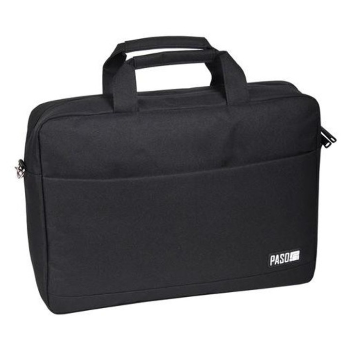 Geanta pentru laptop, PASO, BeUniq, Negru PPBL-2405