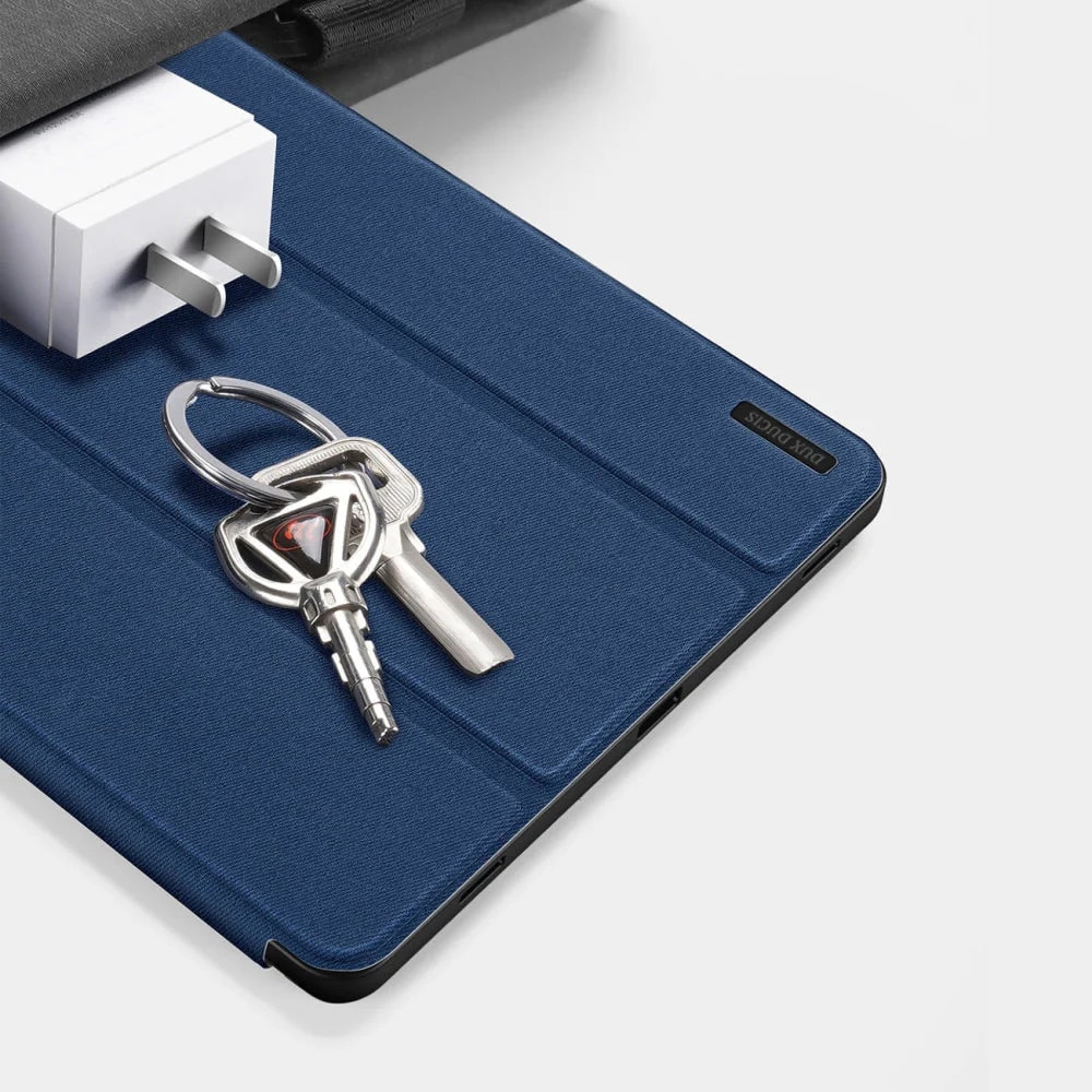 Husa Dux Ducis Domo compatibila cu Samsung Galaxy Tab S9 FE, Albastru