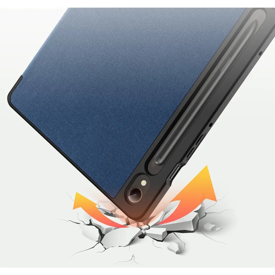 Husa Dux Ducis Domo compatibila cu Samsung Galaxy Tab S9 FE, Albastru