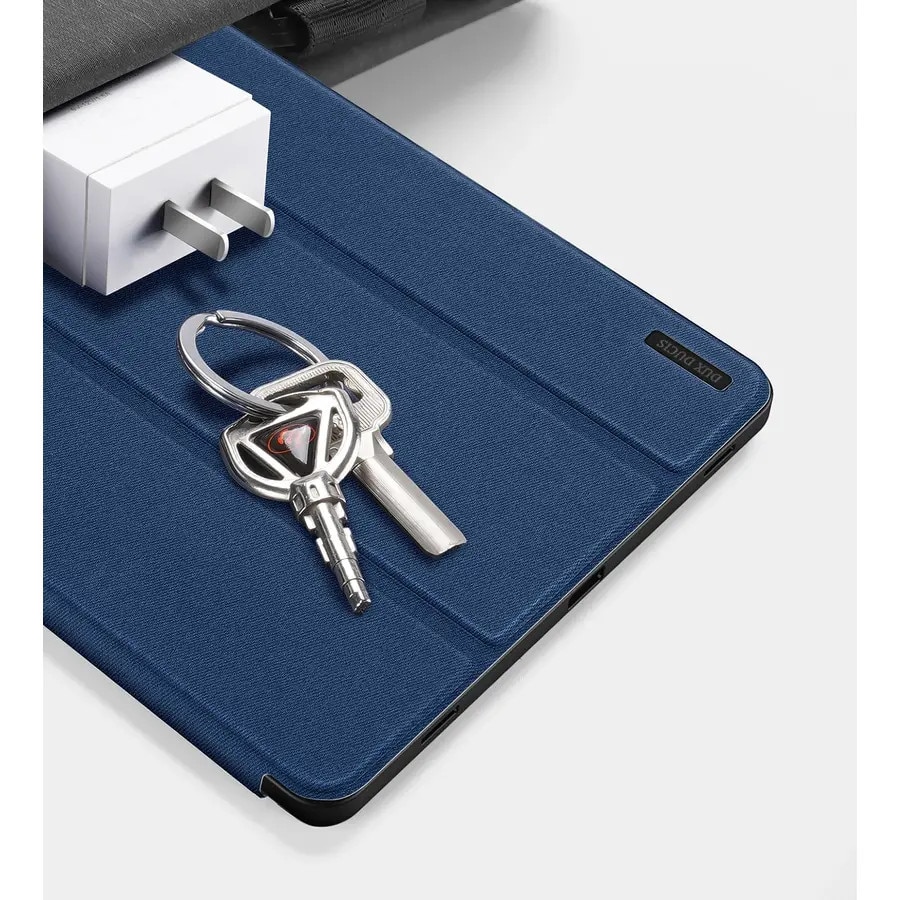 Husa Dux Ducis Domo compatibila cu Samsung Galaxy Tab S9 FE, Albastru