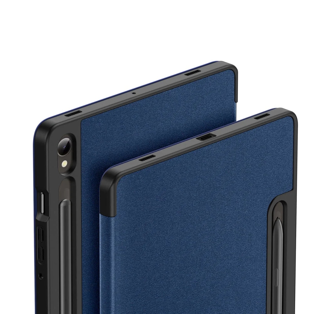 Husa Dux Ducis Domo compatibila cu Samsung Galaxy Tab S9 FE, Albastru