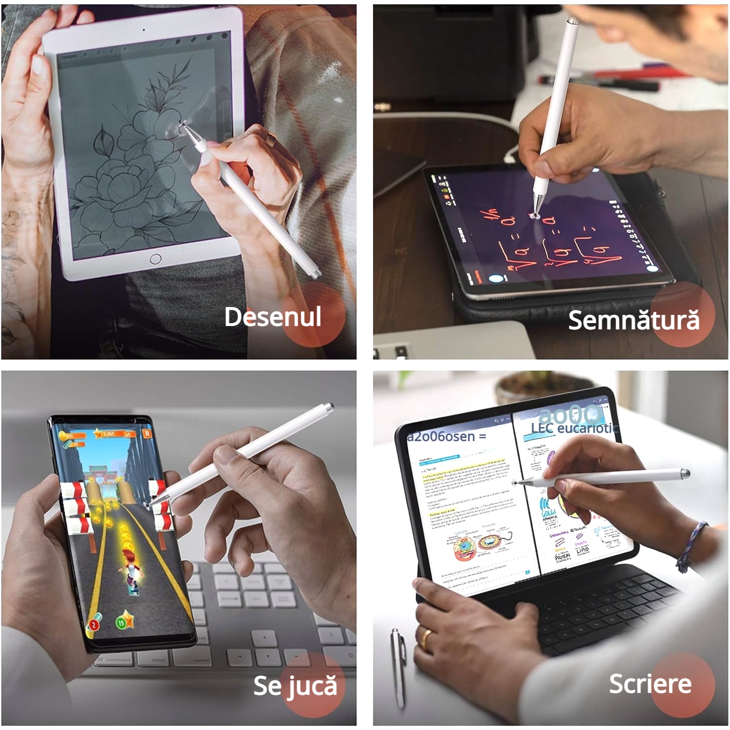 Husa Pentru iPad Pro 13 inch 7 generatie 2024, Rezistenta De Protectie Pentru Intregul Corp, Cu Stilou Optic Universal (Nereincarcabil), Protectie Pentru EEcran, Suport Rotativ, Curea, Roz