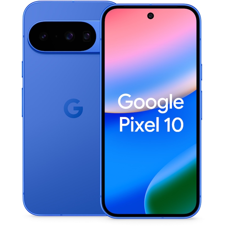Telefon mobil Google Pixel 10, 128GB, 12GB RAM, 5G, Indigo