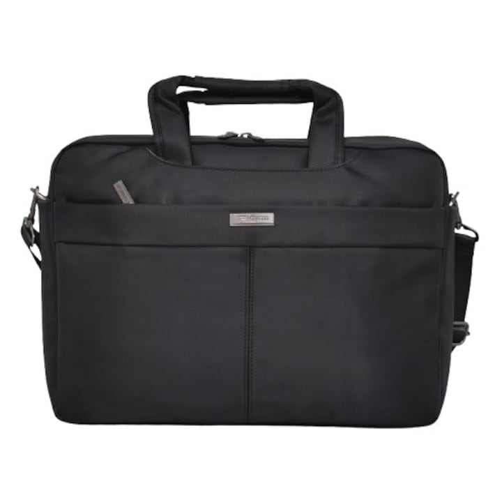 Servieta si geanta pentru laptop 16683, 15.6", 29/40/9cm, Negru