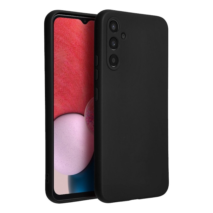 Husa Premium Silicon Soft pentru Samsung A54 5G, Ultra Slim, Protectie sporita, Interior de microfibra, Negru