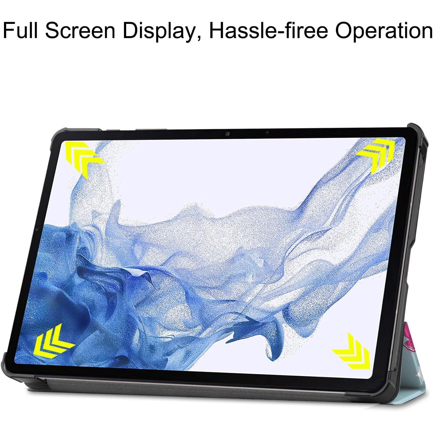 Husa Ultra Slim, Revomag, pentru Samsung Galaxy Tab S9 Plus 12.4", Smart Cover - Unicorn