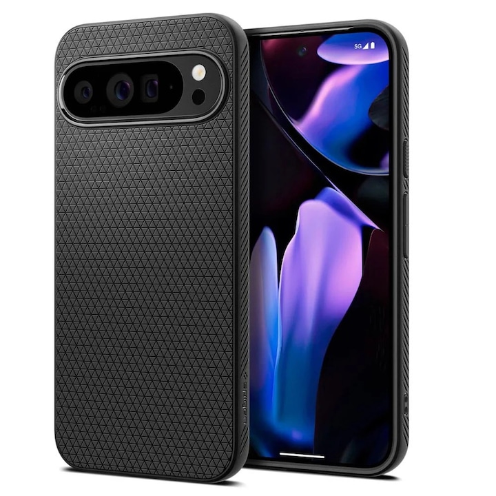 Carcasa Spigen Liquid Air compatibila cu Google Pixel 9 Pro XL Matte Black