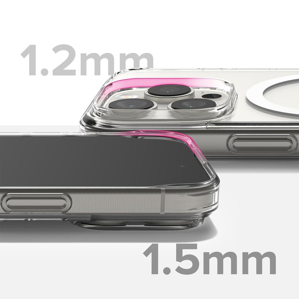 Husa de protectie, GUUIXUAN, MagSafe, Compatibil cu iPhone 16, Premium Quality, Transparent