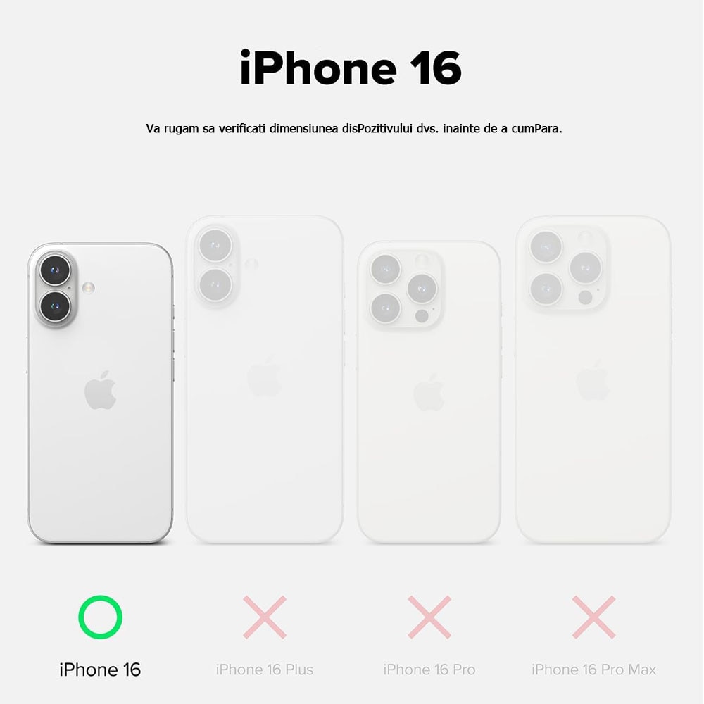 Husa de protectie, GUUIXUAN, MagSafe, Compatibil cu iPhone 16, Premium Quality, Transparent