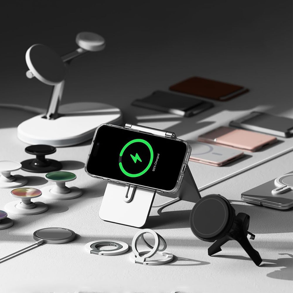 Husa de protectie, GUUIXUAN, MagSafe, Compatibil cu iPhone 16, Premium Quality, Transparent