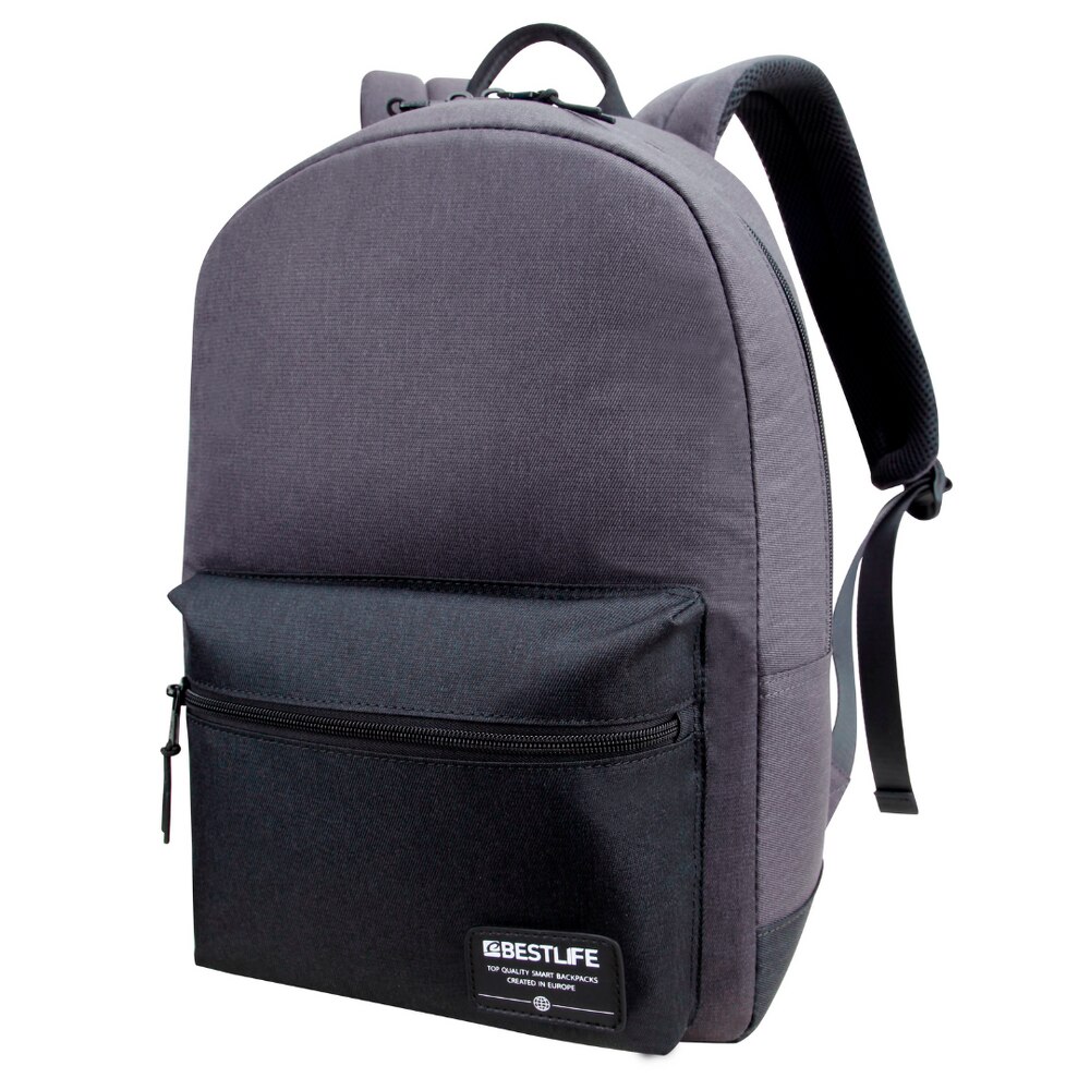 Rucsac Audrey, 42x28x16cm, compartiment laptop 14.1 inch, gri