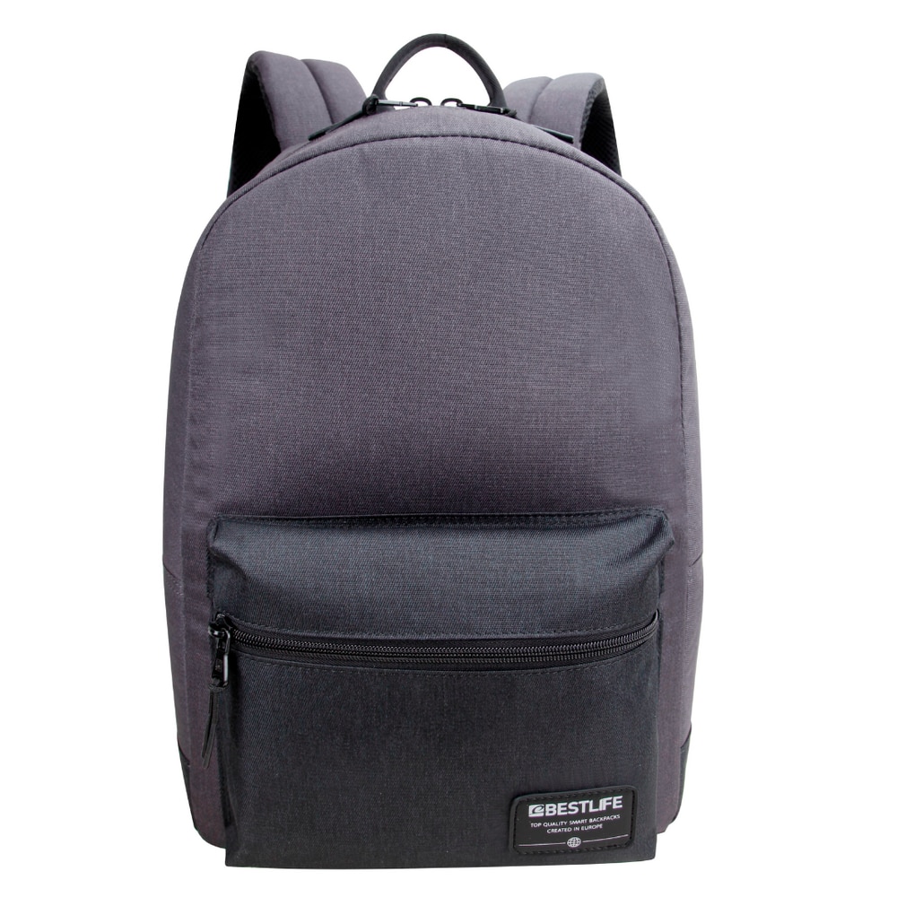 Rucsac Audrey, 42x28x16cm, compartiment laptop 14.1 inch, gri