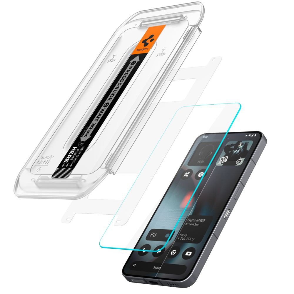 Folie pentru Nothing Phone (3) (set 2) - Spigen Glas.tR EZ FIT - Clear