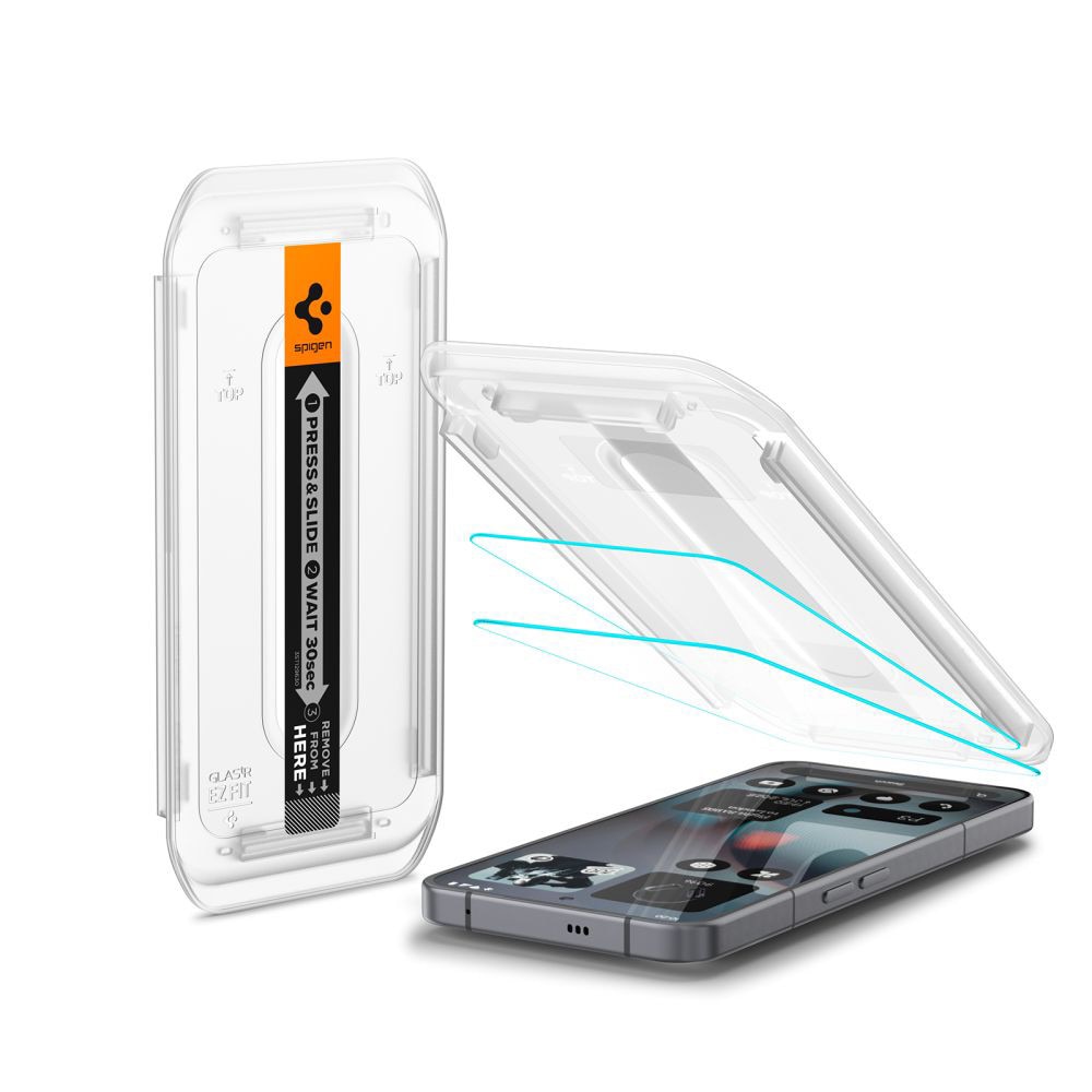 Folie pentru Nothing Phone (3) (set 2) - Spigen Glas.tR EZ FIT - Clear