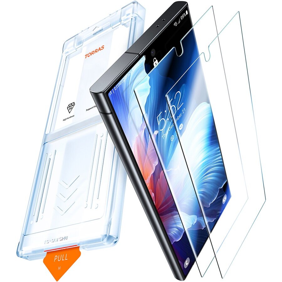 Folie pentru Samsung Galaxy S25 Ultra - Torras GlassGo Install Master - Clear