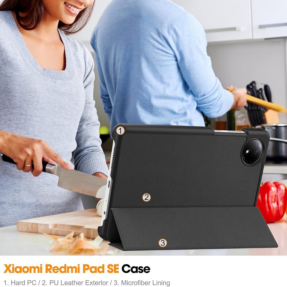 Husa pentru Xiaomi Redmi Pad SE 4G 8.7", Accesorio FoldPro, Black