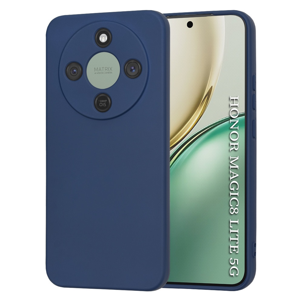 Husa pentru Honor Magic8 Lite - Techsuit SoftFlex - Navy Blue