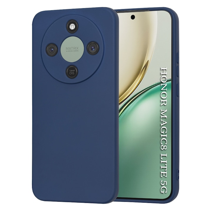 Husa pentru Honor Magic8 Lite - Techsuit SoftFlex - Navy Blue