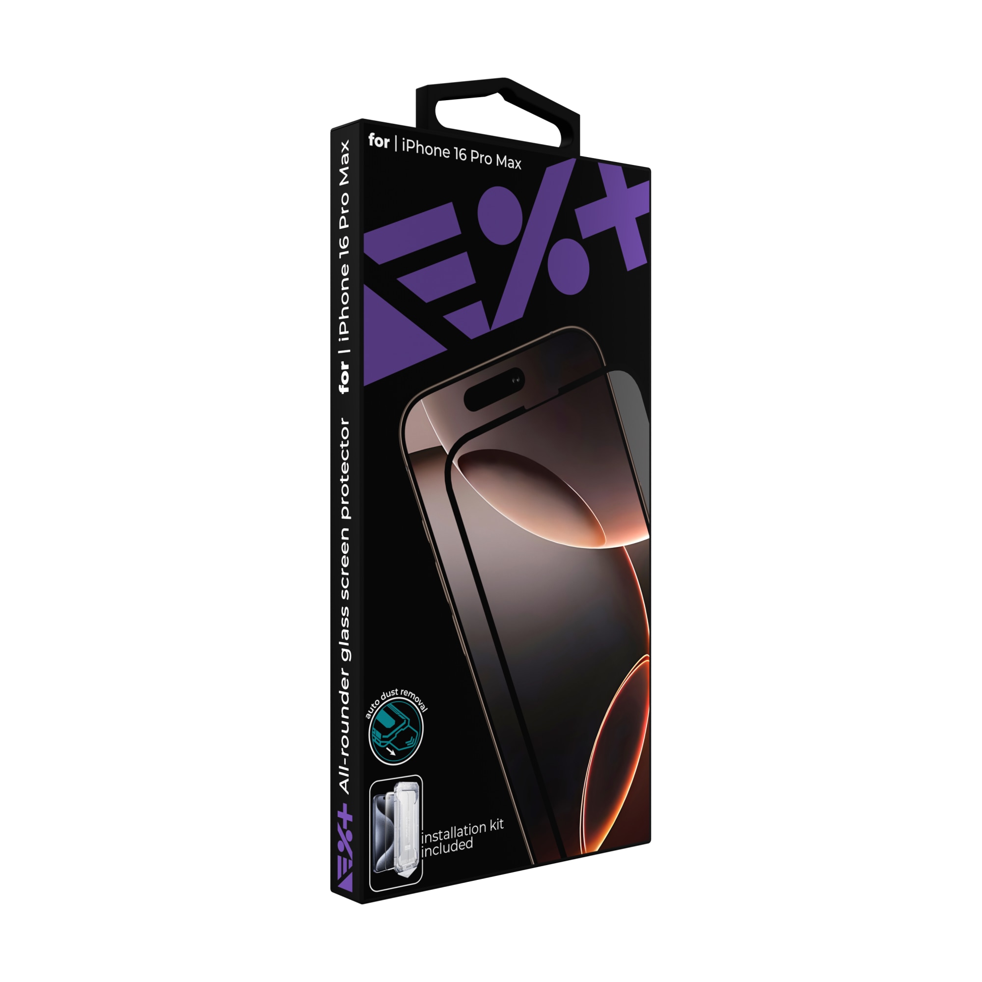 Folie de protectie din sticla All-rounder NEXT ONE pentru iPhone 16 Pro Max