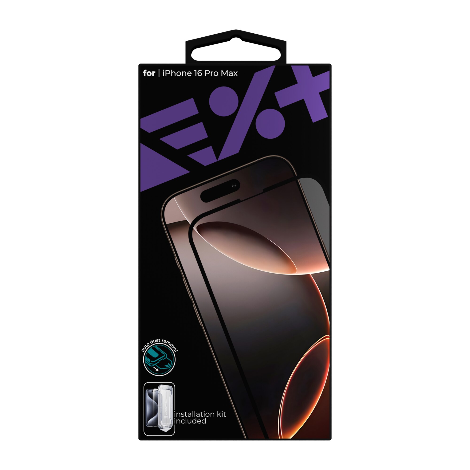 Folie de protectie din sticla All-rounder NEXT ONE pentru iPhone 16 Pro Max