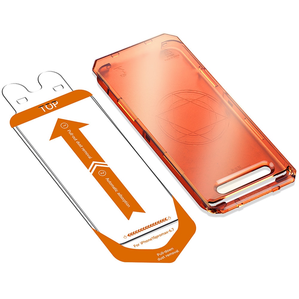 Set 2 x Folie din sticla pentru iPhone 17 6, 3''/iPhone 16 Pro 6, 3'', Full Cover, Aplicator Inclus, Montaj Usor, 9H, HD, Transparenta