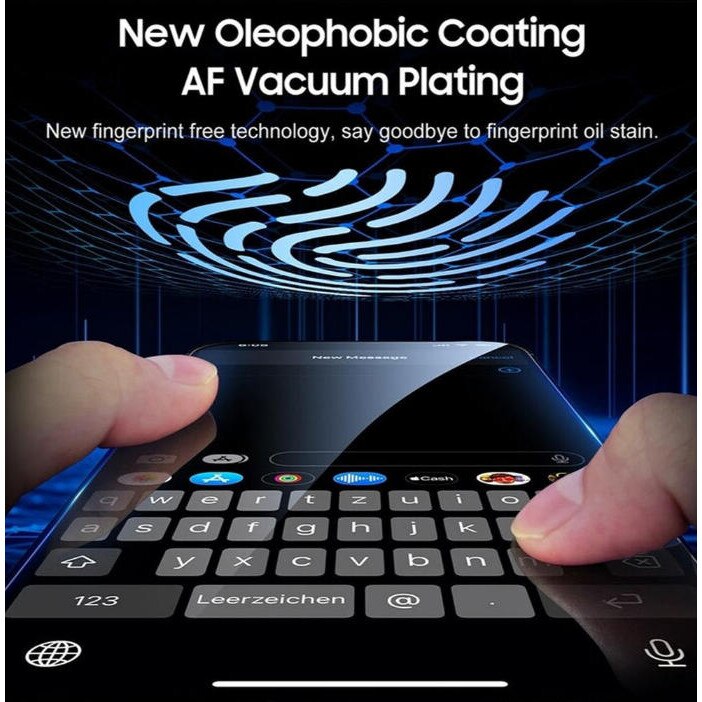 Set 2 x Folie din sticla pentru iPhone 17 6, 3''/iPhone 16 Pro 6, 3'', Full Cover, Aplicator Inclus, Montaj Usor, 9H, HD, Transparenta