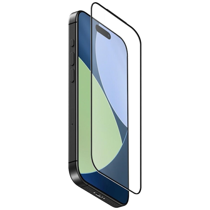 Folie protectie telefon UNIQ Optix Matte, sticla securizata, rezistenta la zgarieturi, 9H, pentru iPhone 17