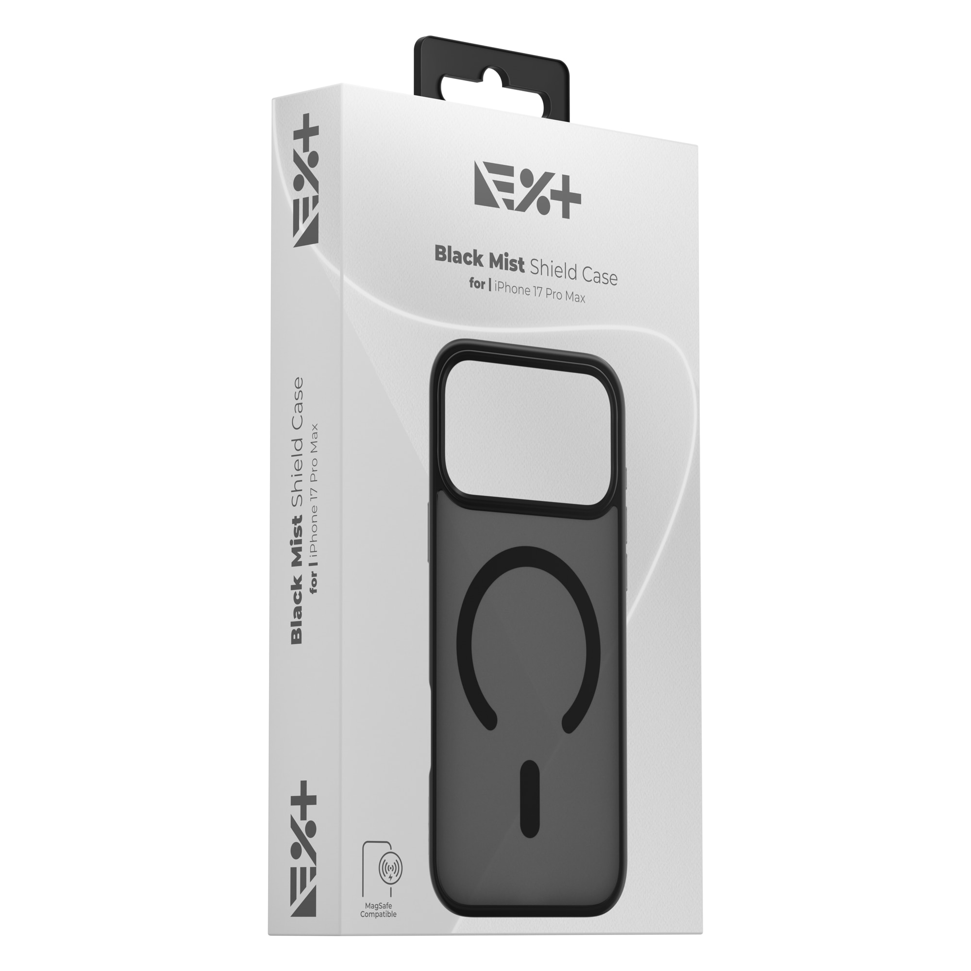Husa de protectie NOA Mist Shield, compatibila Magsafe, pentru Iphone 17 Pro Max, Negru