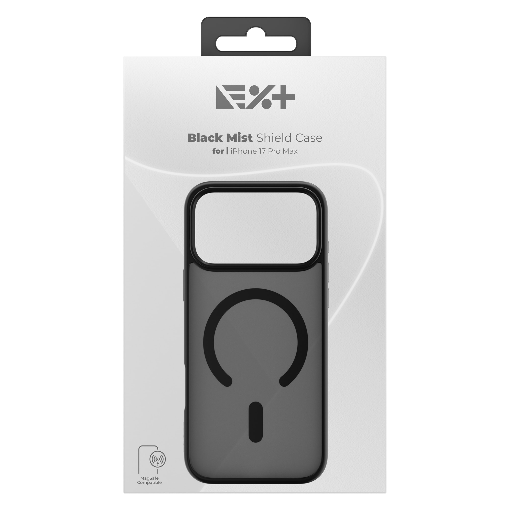Husa de protectie NOA Mist Shield, compatibila Magsafe, pentru Iphone 17 Pro Max, Negru