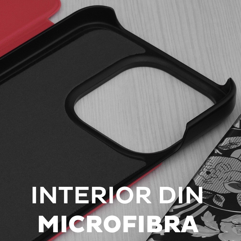 Husa pentru Honor 400 Lite Tip Carte, S-View, Functie de Stand, Calitate Premium, Antisoc, Protectie Sporita, Rosu