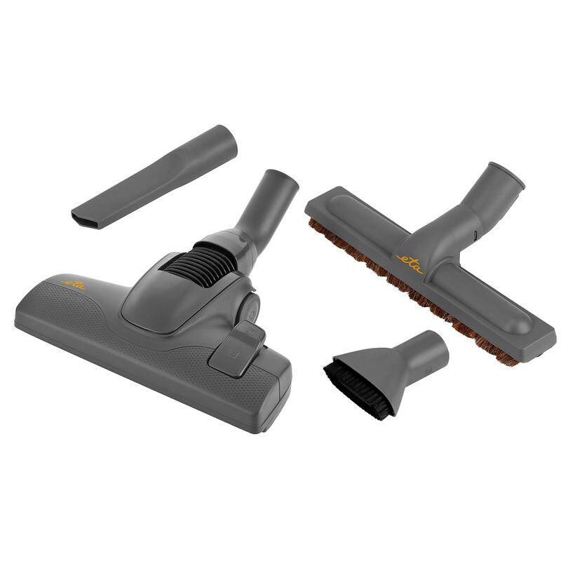 Aspirator, ETA, ETA046790010, 890 W, Sac de praf 18 l, 77 dB, Negru/Portocaliu