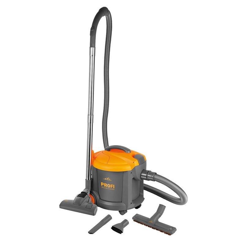 Aspirator, ETA, ETA046790010, 890 W, Sac de praf 18 l, 77 dB, Negru/Portocaliu