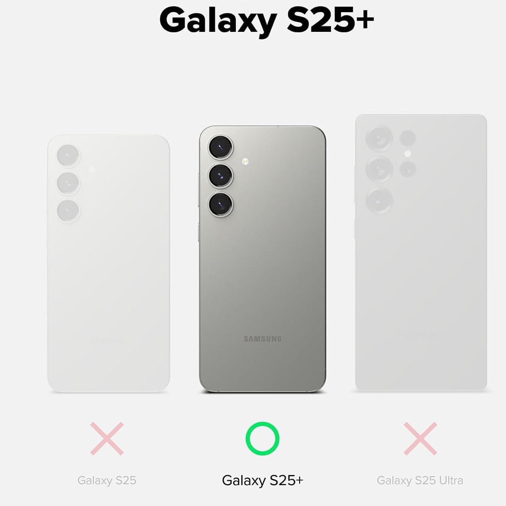 Husa de protectie pentru, GUIXUAN, Compatibila cu, Samsung Galaxy S25 Plus, Silicon, Negru