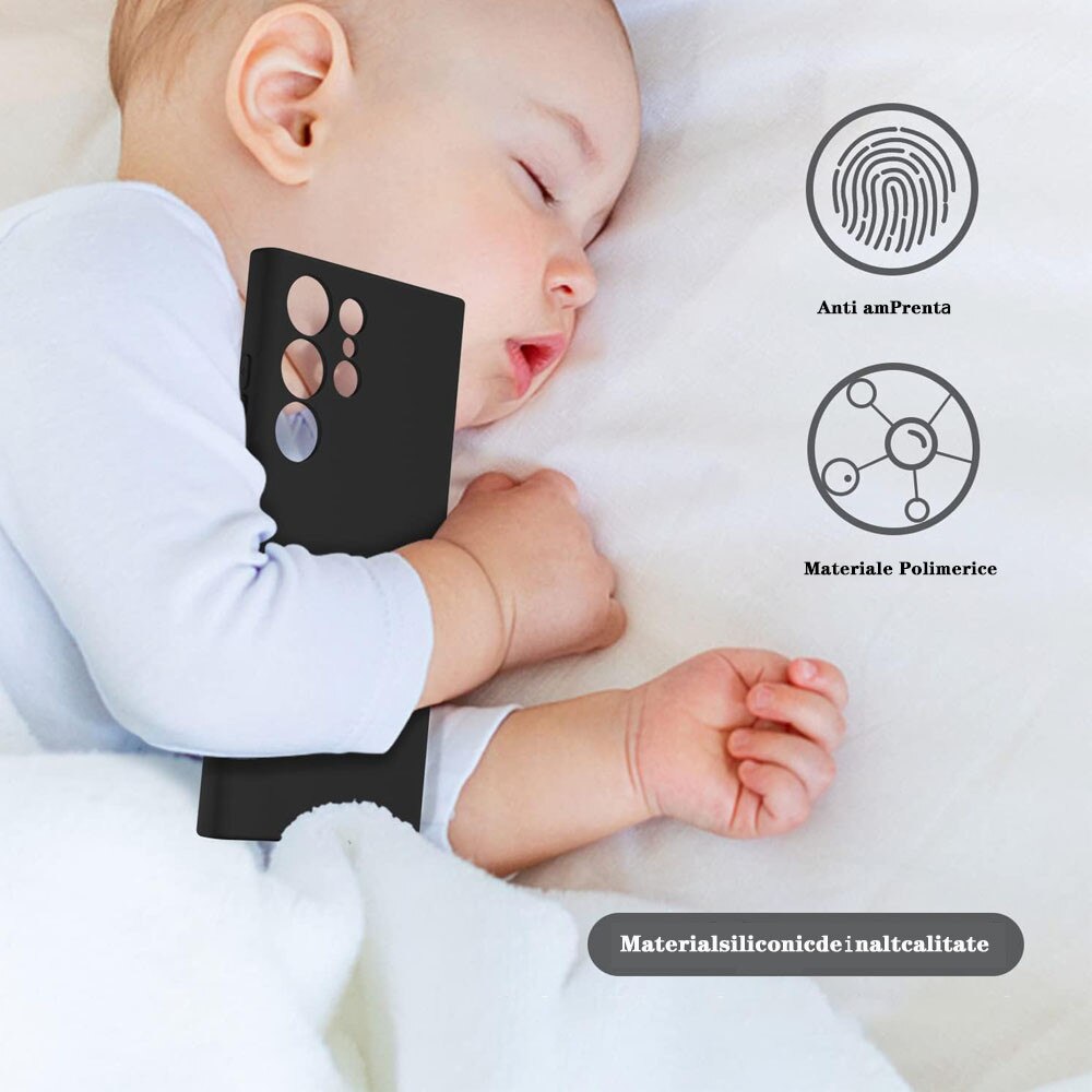 Husa de protectie pentru, GUIXUAN, Compatibila cu, Samsung Galaxy S25 Plus, Silicon, Negru