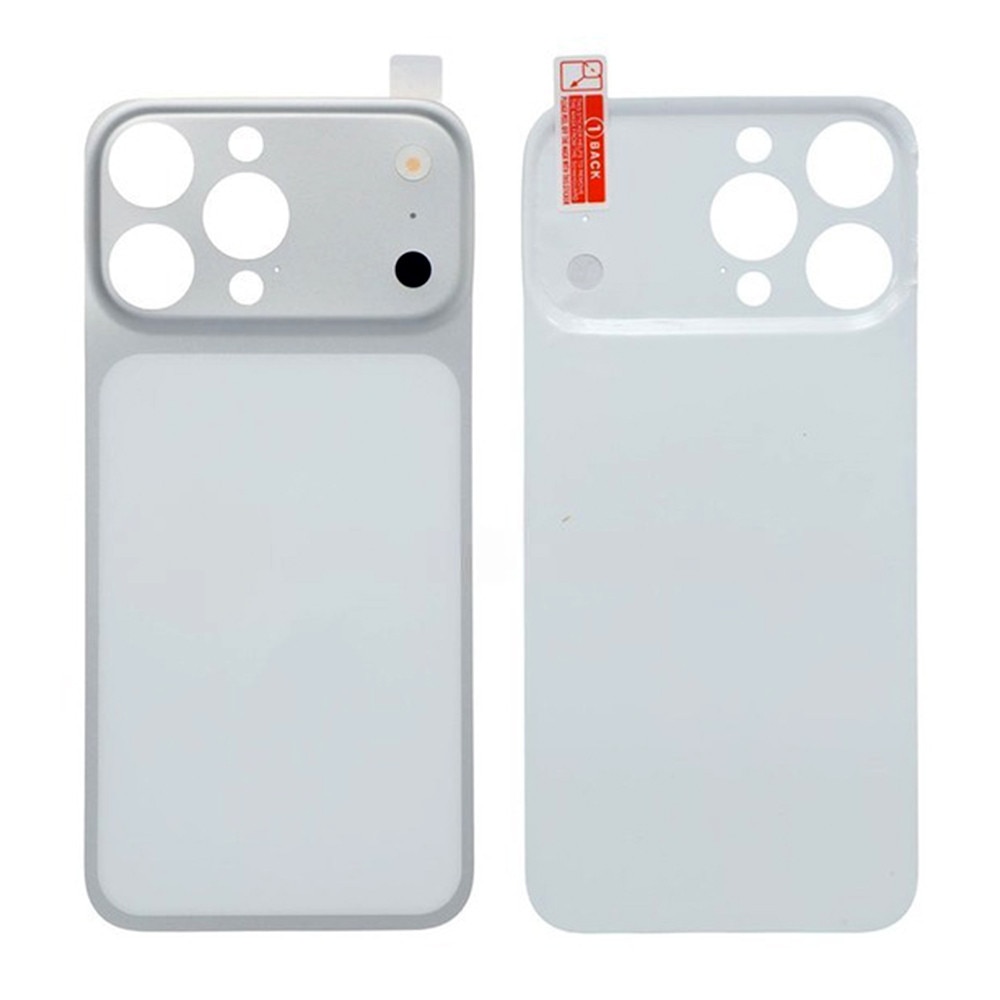Folie Spate Transformare in iPhone 17 Pro pentru iPhone 13 Pro, Autocolant Full Glue, Acoperire Completa, Argintiu
