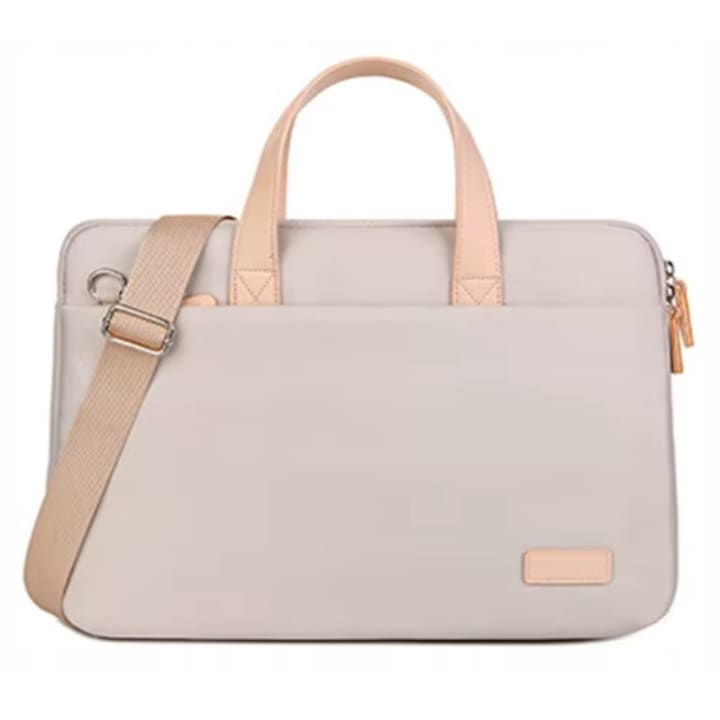 Geanta laptop DKM, 14-15 inch, waterproof, cu curea reglabila, 38,5x27,5cm, set cu buzunar suplimentar