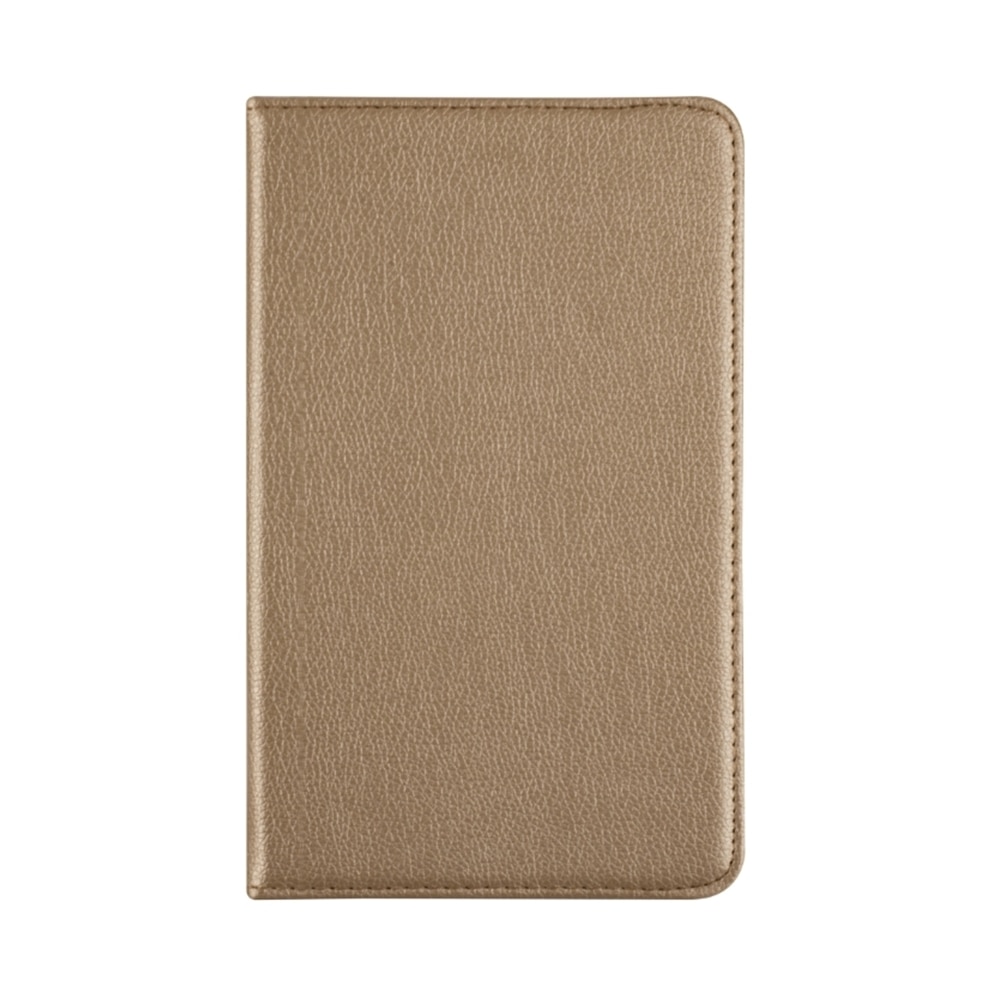 Tablete Samsung Galaxy Tab A7 Lite (SM-T220, SM-T225) 8.7 - husa pentru tableta din piele cu clapa aurie