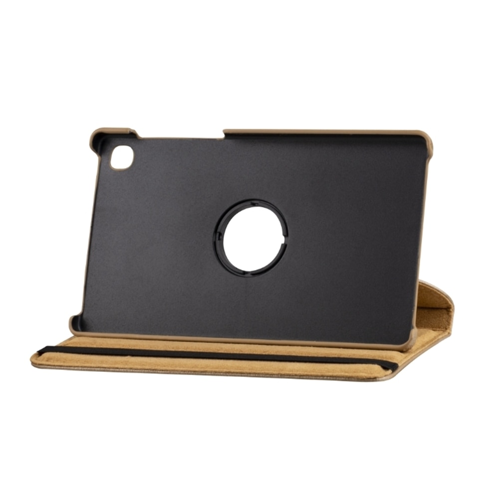 Tablete Samsung Galaxy Tab A7 Lite (SM-T220, SM-T225) 8.7 - husa pentru tableta din piele cu clapa aurie
