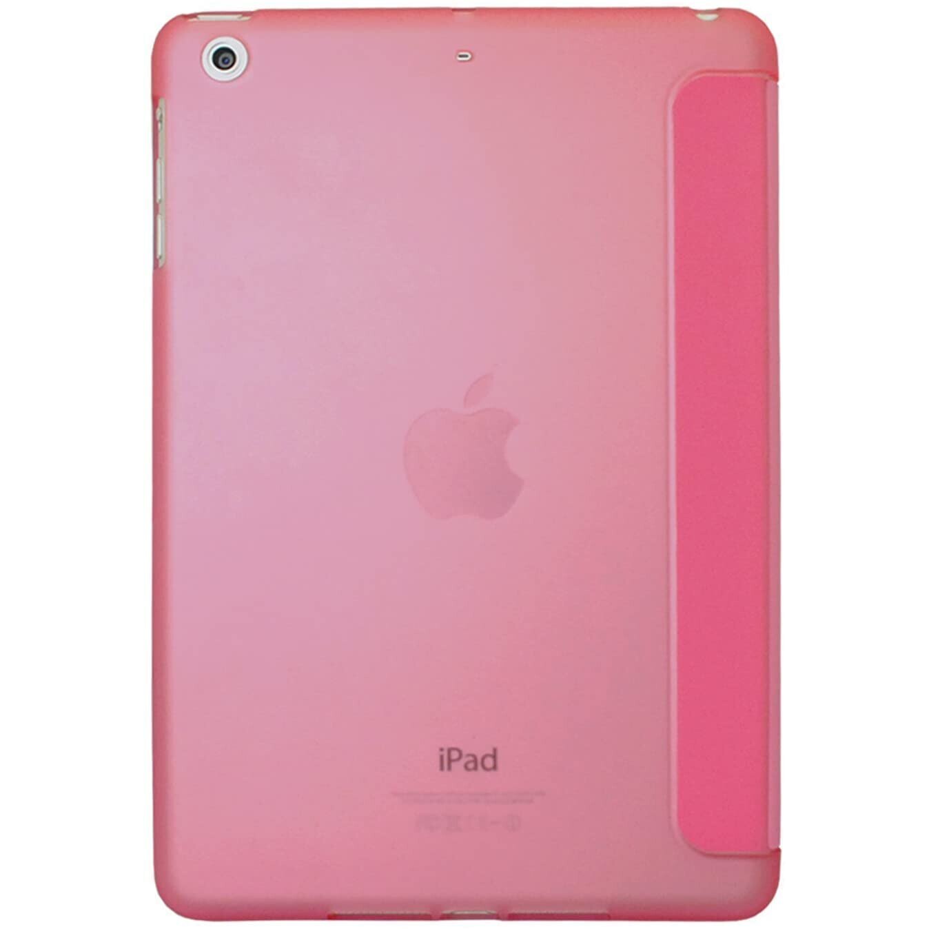 Husa de protectie Khomo, Pentru Apple iPad Mini 4, Transparent/Roz